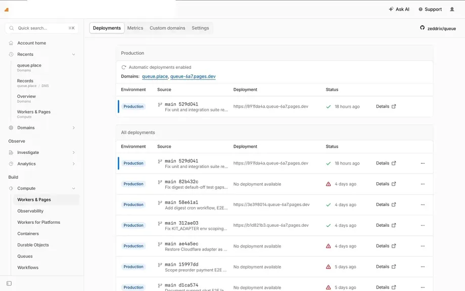 Website Domain and Deployment capability preview slide 3