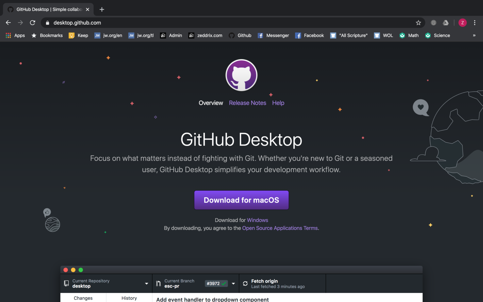 git hub desktop