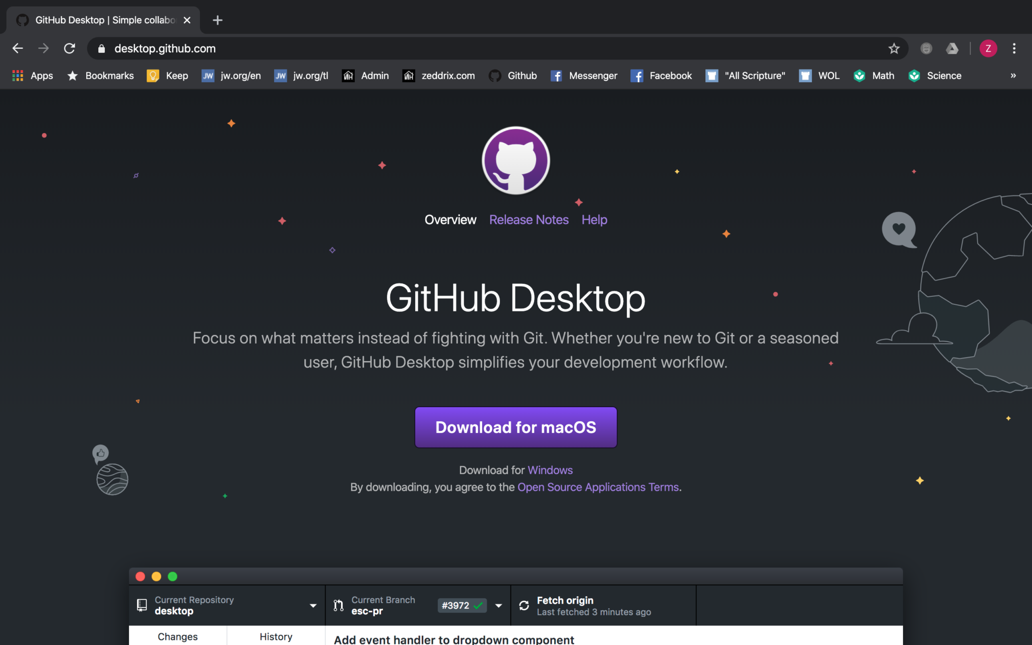 github desktop app