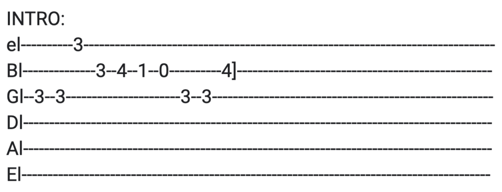 song 36 guitar tabs tabset