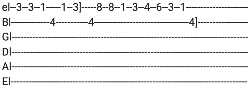 song 6 guitar tabs tabset