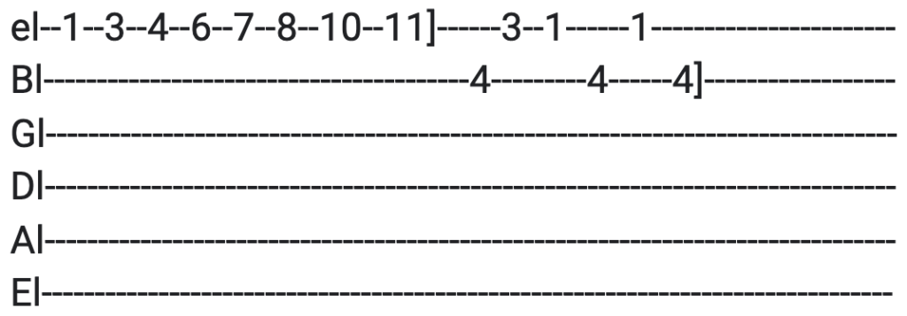 song 6 guitar tabs tabset