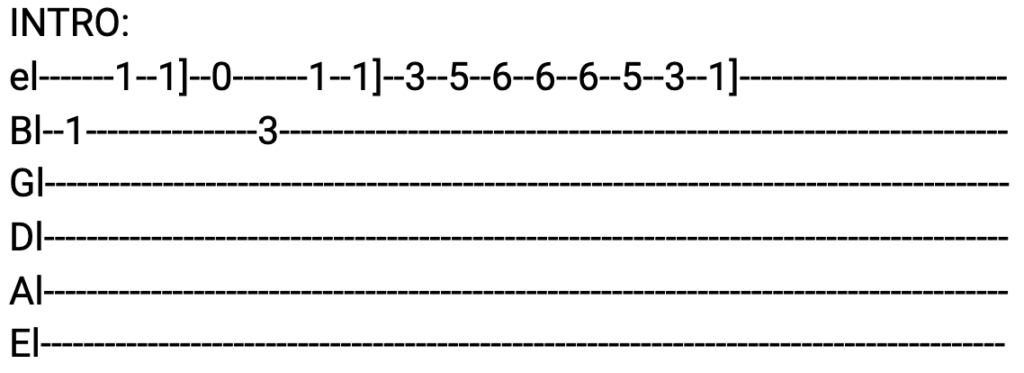 song 8 guitar tabs tabset