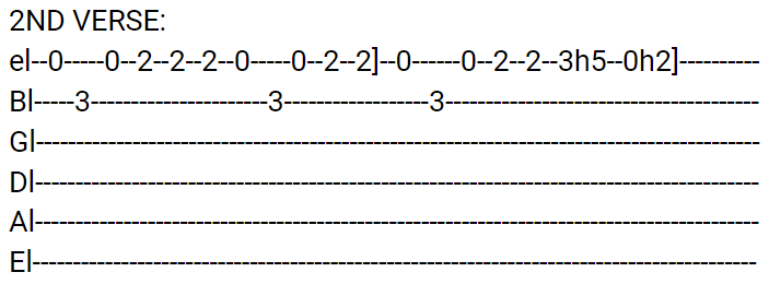 Take Your Time Choose Wisely Guitar Tabs tabset
