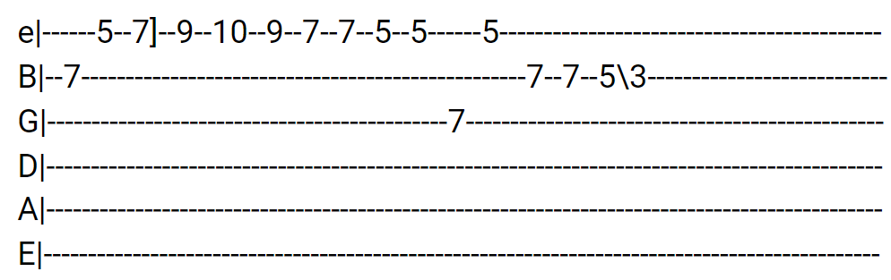 You Can Count on Me Guitar Tabs tabset