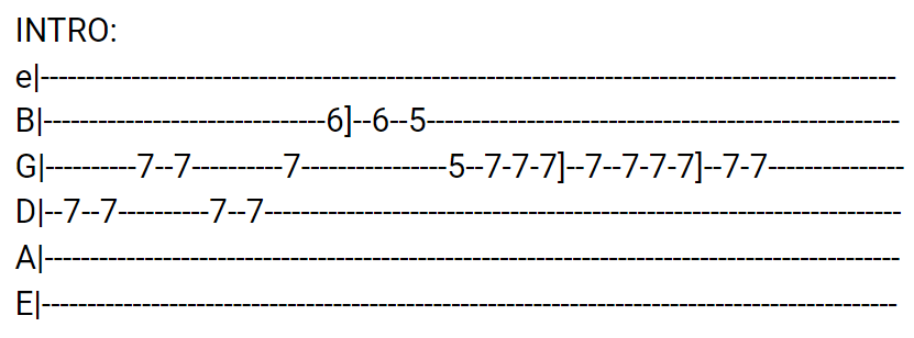 song 73 guitar tabs tabset