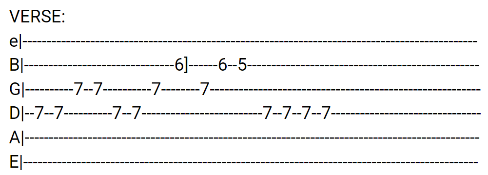 song 73 guitar tabs tabset