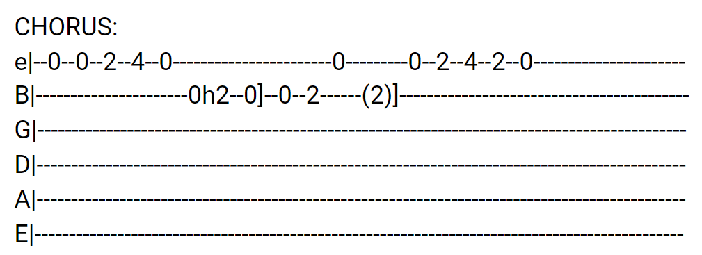 We're Your Family Guitar Tabs tabset