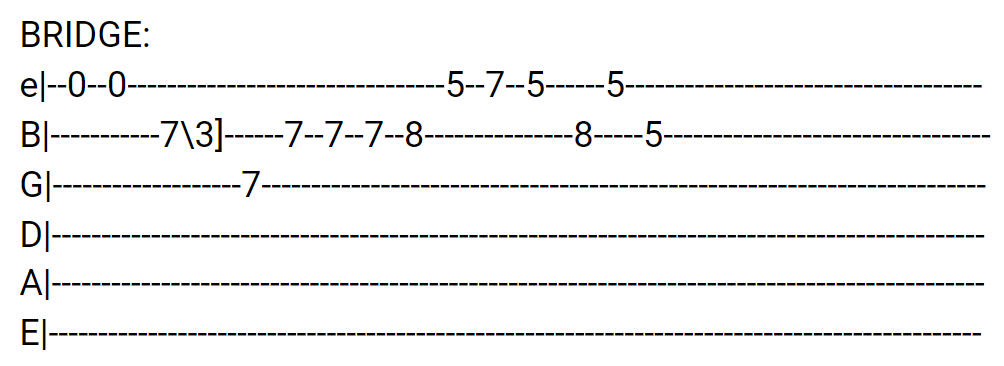 We're Your Family Guitar Tabs tabset