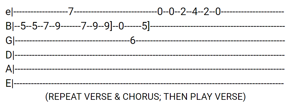 We're Your Family Guitar Tabs tabset