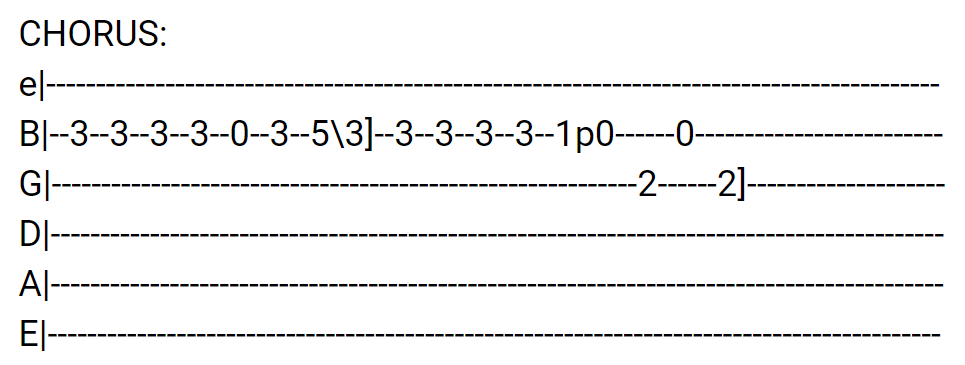 The New World To Come Guitar Tabs tabset