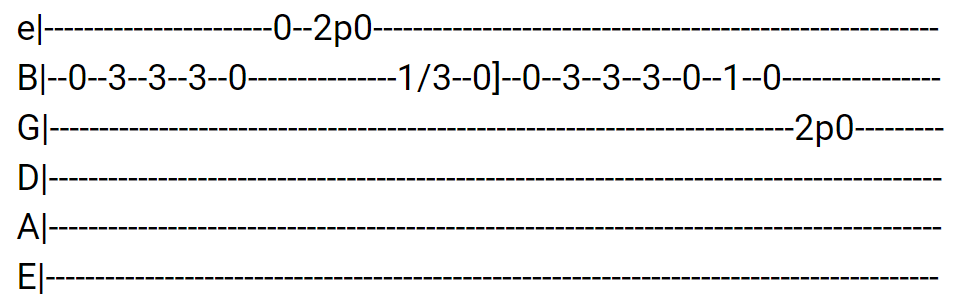 Just Like a Child Guitar Tabs tabset