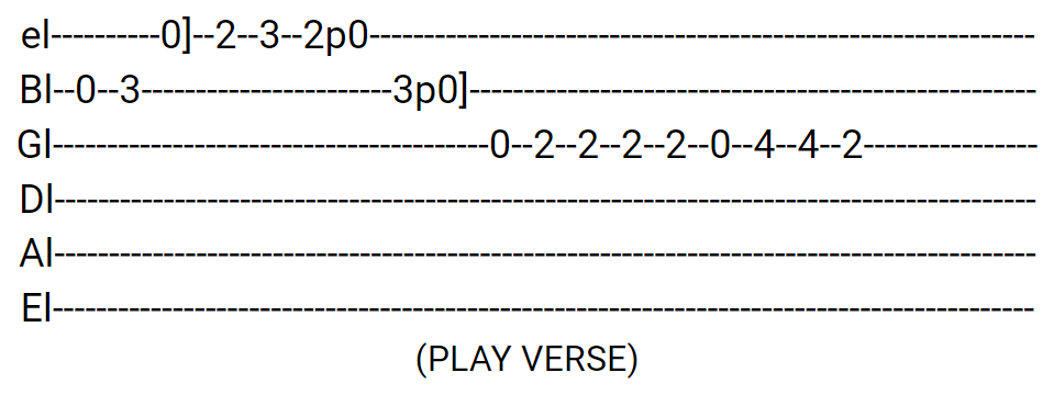 Just Like a Child Guitar Tabs tabset