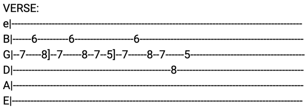 song 77 guitar tabs tabset