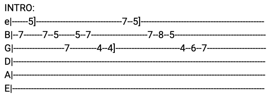 song 90 guitar tabs tabset