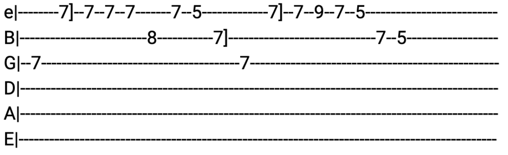 song 90 guitar tabs tabset