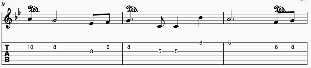 song 130 guitar tabs tabset