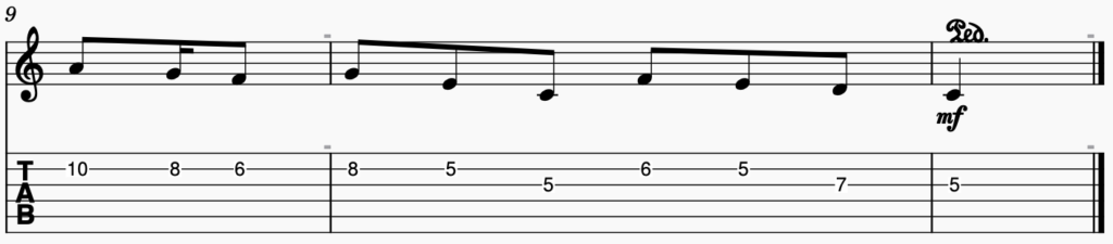 song 133 guitar tabs tabset