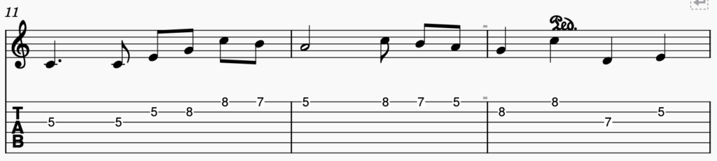 song 134 guitar tabs tabset