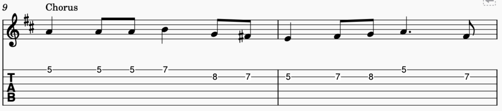 song 142 guitar tabs tabset