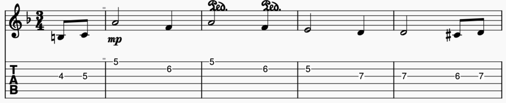 song 144 guitar tabs tabset