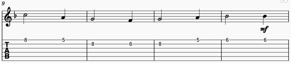 song 144 guitar tabs tabset