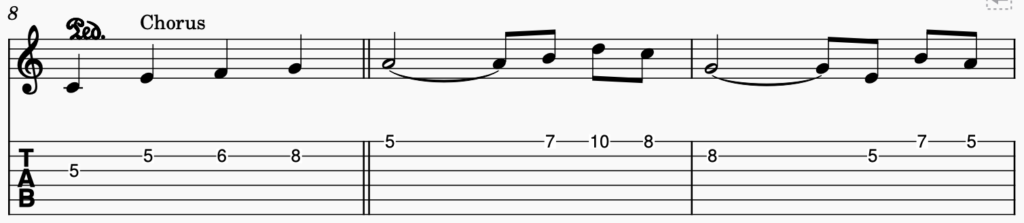 song 145 guitar tabs tabset