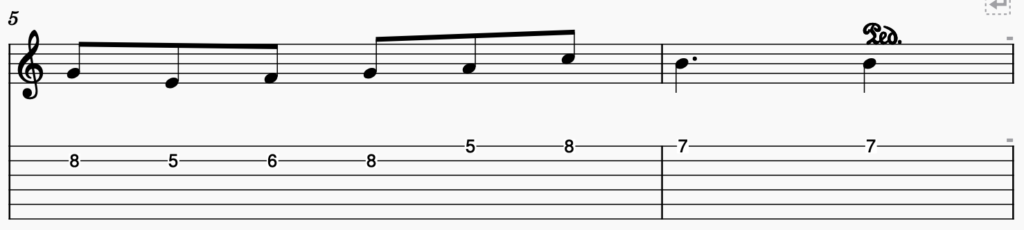 song 147 guitar tabs tabset