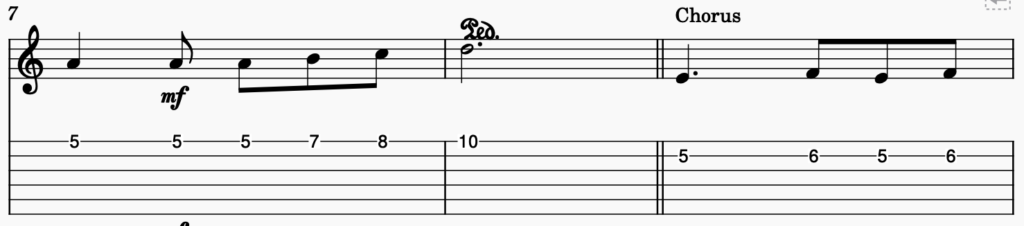 song 147 guitar tabs tabset